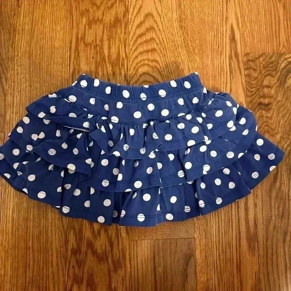 Hanna Andersson Polka Dot Three Tiers Scooter Skirt Skort size 100cm - Picture 4 of 5
